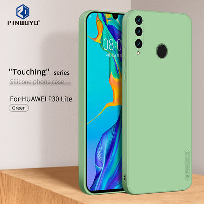 Huawei P30 lite Phone Case - Liquid Silicone TPU Protective Cover with Anti-Scratch, Shockproof Design, Fingerprint Resistant & Soft Grip Feel