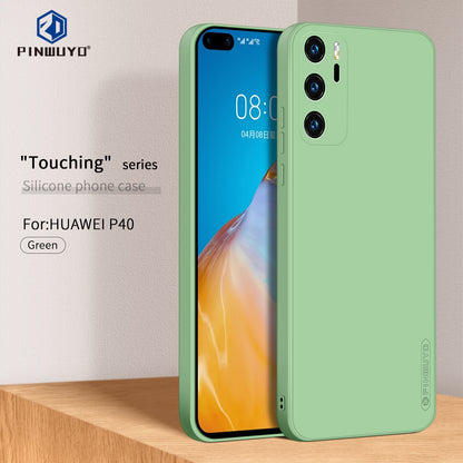Huawei P40 Phone Case - Liquid Silicone TPU Protective Cover with Anti-Scratch, Shockproof Design, Fingerprint Resistant & Soft Grip Feel