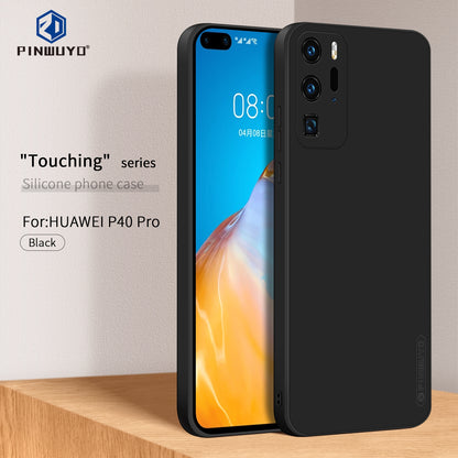 Huawei P40 Pro Phone Case - Liquid Silicone TPU Protective Cover with Anti-Scratch, Shockproof Design, Fingerprint Resistant & Soft Grip Feel