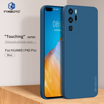 Huawei P40 Pro Phone Case - Liquid Silicone TPU Protective Cover with Anti-Scratch, Shockproof Design, Fingerprint Resistant & Soft Grip Feel