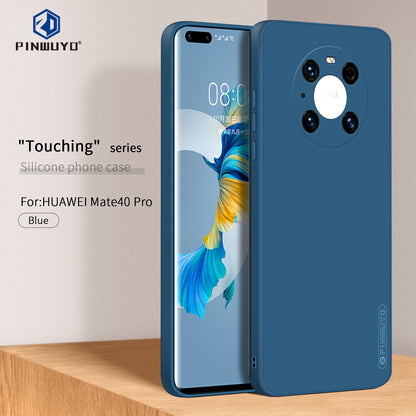 Huawei Mate 40 Pro Phone Case - Liquid Silicone TPU Protective Cover with Anti-Scratch, Shockproof Design, Fingerprint Resistant & Soft Grip Feel
