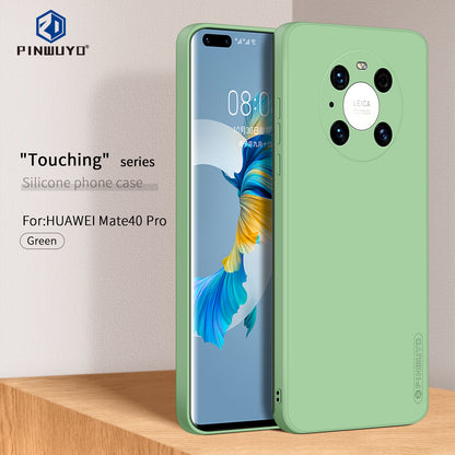 Huawei Mate 40 Pro Phone Case - Liquid Silicone TPU Protective Cover with Anti-Scratch, Shockproof Design, Fingerprint Resistant & Soft Grip Feel