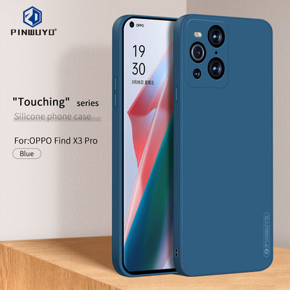 OPPO Find X3 Phone Case - Liquid Silicone TPU Protective Cover with Anti-Scratch, Shockproof Design, Fingerprint Resistant & Soft Grip Feel