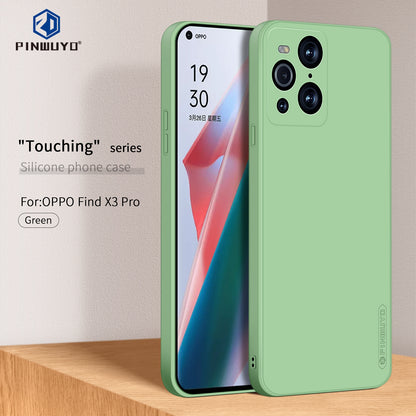 OPPO Find X3 Phone Case - Liquid Silicone TPU Protective Cover with Anti-Scratch, Shockproof Design, Fingerprint Resistant & Soft Grip Feel