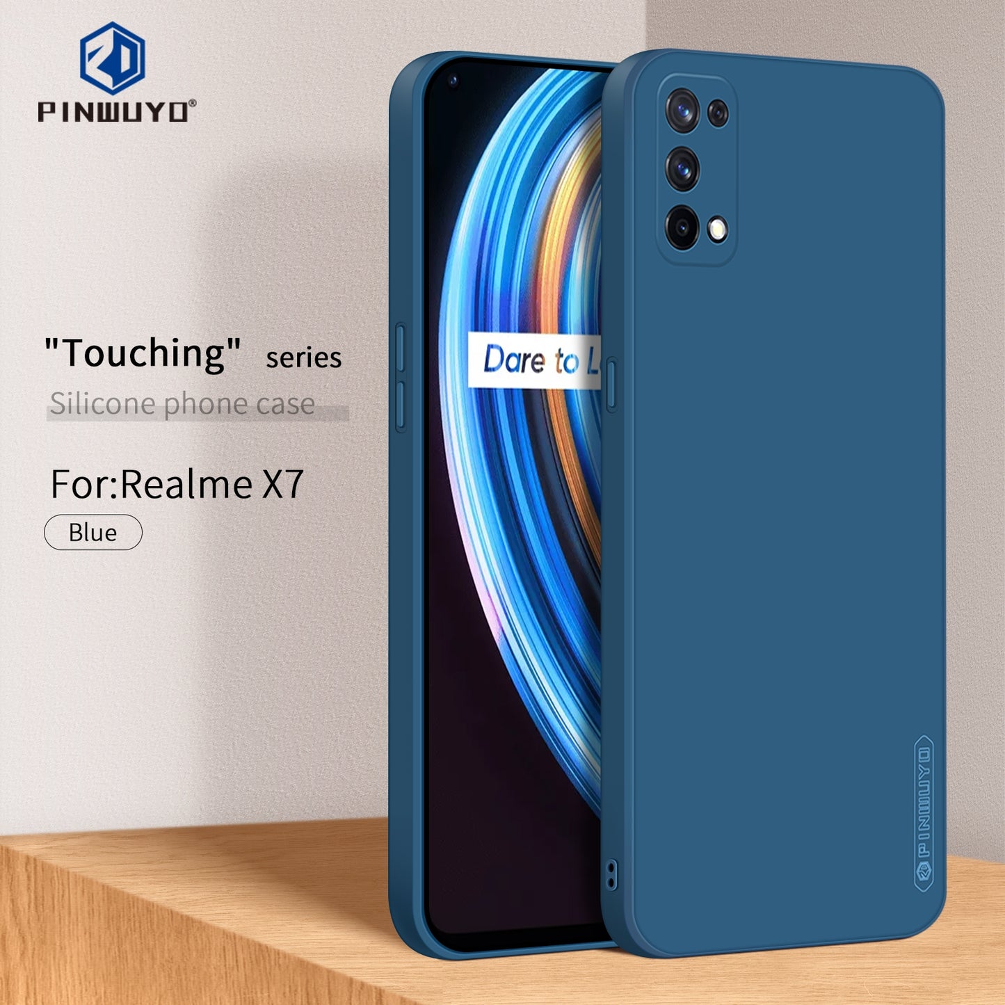 Realme Q2 Pro Phone Case - Liquid Silicone TPU Protective Cover with Anti-Scratch, Shockproof Design, Fingerprint Resistant & Soft Grip Feel