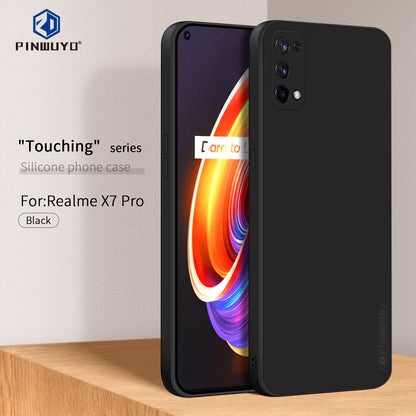 Realme X7 Pro Phone Case - Liquid Silicone TPU Protective Cover with Anti-Scratch, Shockproof Design, Fingerprint Resistant & Soft Grip Feel