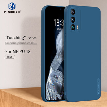 Meizu 18 Phone Case - Liquid Silicone TPU Protective Cover with Anti-Scratch, Shockproof Design, Fingerprint Resistant & Soft Grip Feel