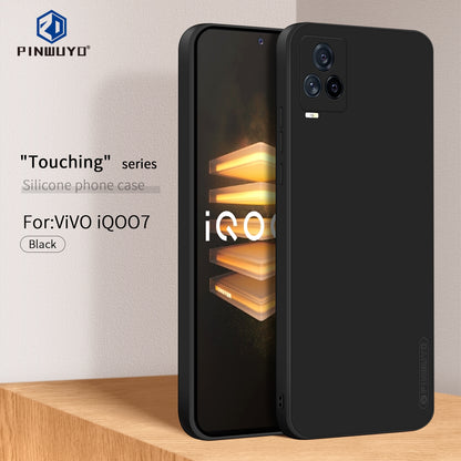 vivo IQOO7 Phone Case - Liquid Silicone TPU Protective Cover with Anti-Scratch, Shockproof Design, Fingerprint Resistant & Soft Grip Feel