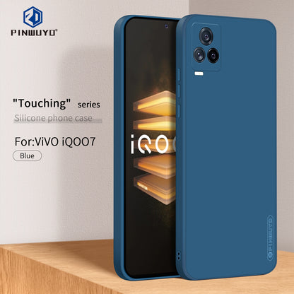 vivo IQOO7 Phone Case - Liquid Silicone TPU Protective Cover with Anti-Scratch, Shockproof Design, Fingerprint Resistant & Soft Grip Feel