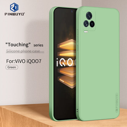 vivo IQOO7 Phone Case - Liquid Silicone TPU Protective Cover with Anti-Scratch, Shockproof Design, Fingerprint Resistant & Soft Grip Feel