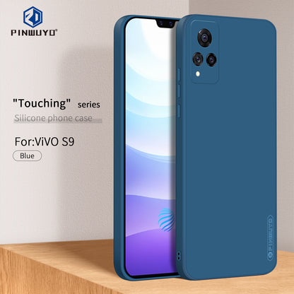 vivo S9 Phone Case - Liquid Silicone TPU Protective Cover with Anti-Scratch, Shockproof Design, Fingerprint Resistant & Soft Grip Feel