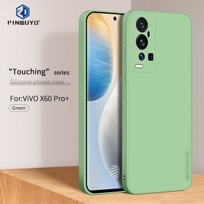 vivo X60 Pro+ Phone Case - Liquid Silicone TPU Protective Cover with Anti-Scratch, Shockproof Design, Fingerprint Resistant & Soft Grip Feel
