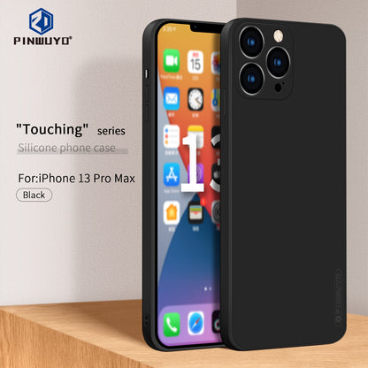 iPhone 13 Pro Max Phone Case - Liquid Silicone TPU Protective Cover with Anti-Scratch, Shockproof Design, Fingerprint Resistant & Soft Grip Feel