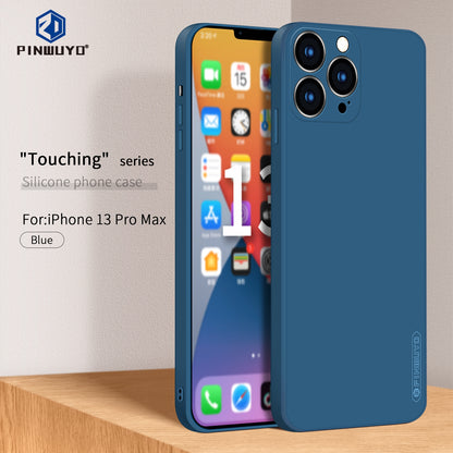 iPhone 13 Pro Max Phone Case - Liquid Silicone TPU Protective Cover with Anti-Scratch, Shockproof Design, Fingerprint Resistant & Soft Grip Feel