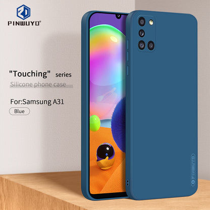 Samsung Galaxy A31 Phone Case - Liquid Silicone TPU Protective Cover with Anti-Scratch, Shockproof Design, Fingerprint Resistant & Soft Grip Feel