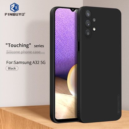 Samsung Galaxy A32 5G Phone Case - Liquid Silicone TPU Protective Cover with Anti-Scratch, Shockproof Design, Fingerprint Resistant & Soft Grip Feel