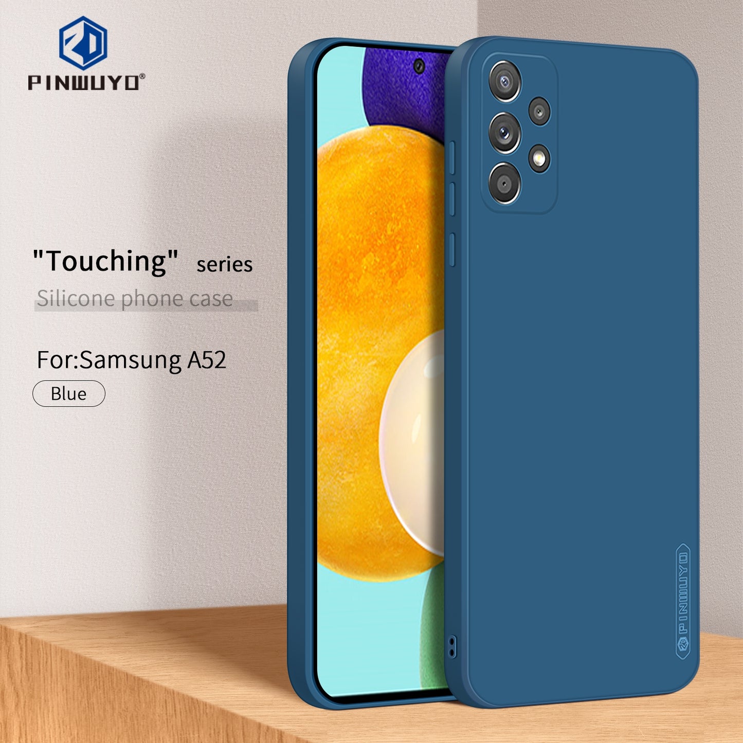 Samsung Galaxy A52 4G/5G Phone Case - Liquid Silicone TPU Protective Cover with Anti-Scratch, Shockproof Design, Fingerprint Resistant & Soft Grip Feel