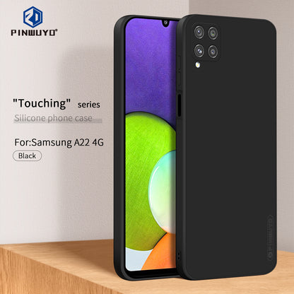 Samsung Galaxy A22 4G Phone Case - Liquid Silicone TPU Protective Cover with Anti-Scratch, Shockproof Design, Fingerprint Resistant & Soft Grip Feel