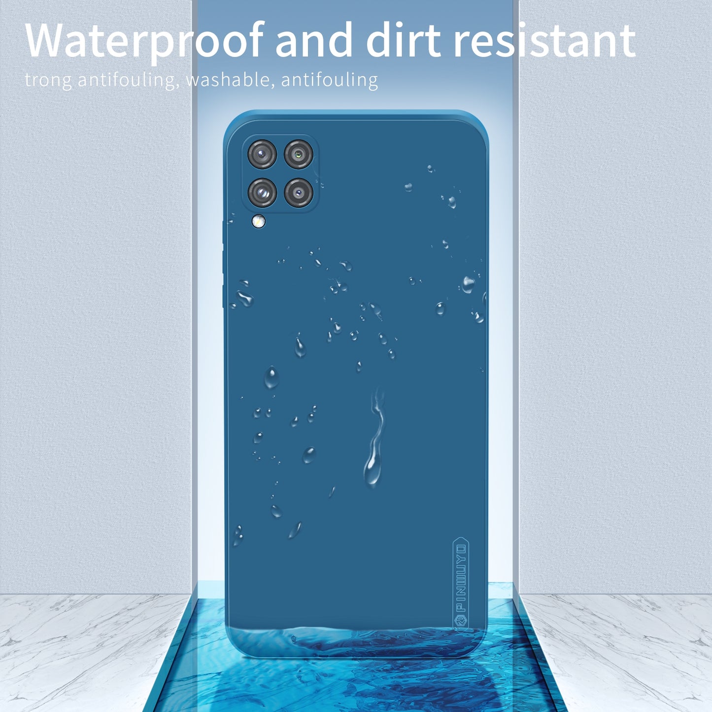 Samsung Galaxy M22 Phone Case - Liquid Silicone TPU Protective Cover with Anti-Scratch, Shockproof Design, Fingerprint Resistant & Soft Grip Feel