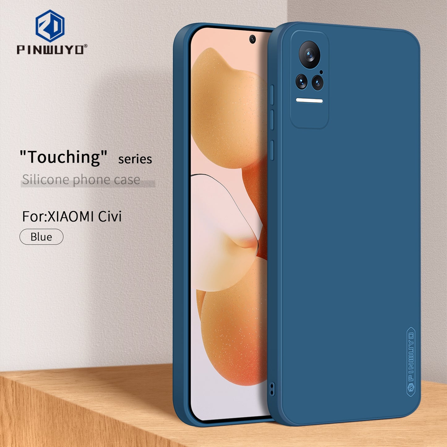 Xiaomi Civi Phone Case - Liquid Silicone TPU Protective Cover with Anti-Scratch, Shockproof Design, Fingerprint Resistant & Soft Grip Feel