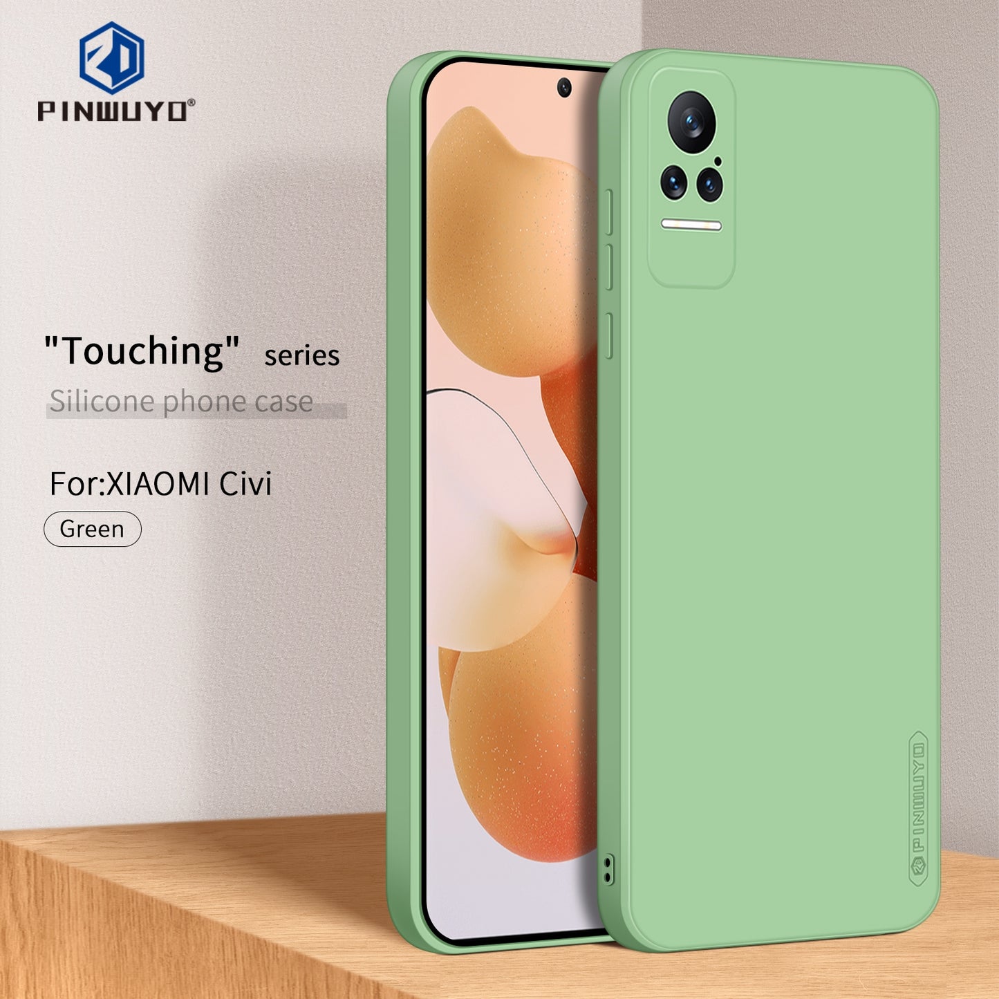 Xiaomi Civi Phone Case - Liquid Silicone TPU Protective Cover with Anti-Scratch, Shockproof Design, Fingerprint Resistant & Soft Grip Feel