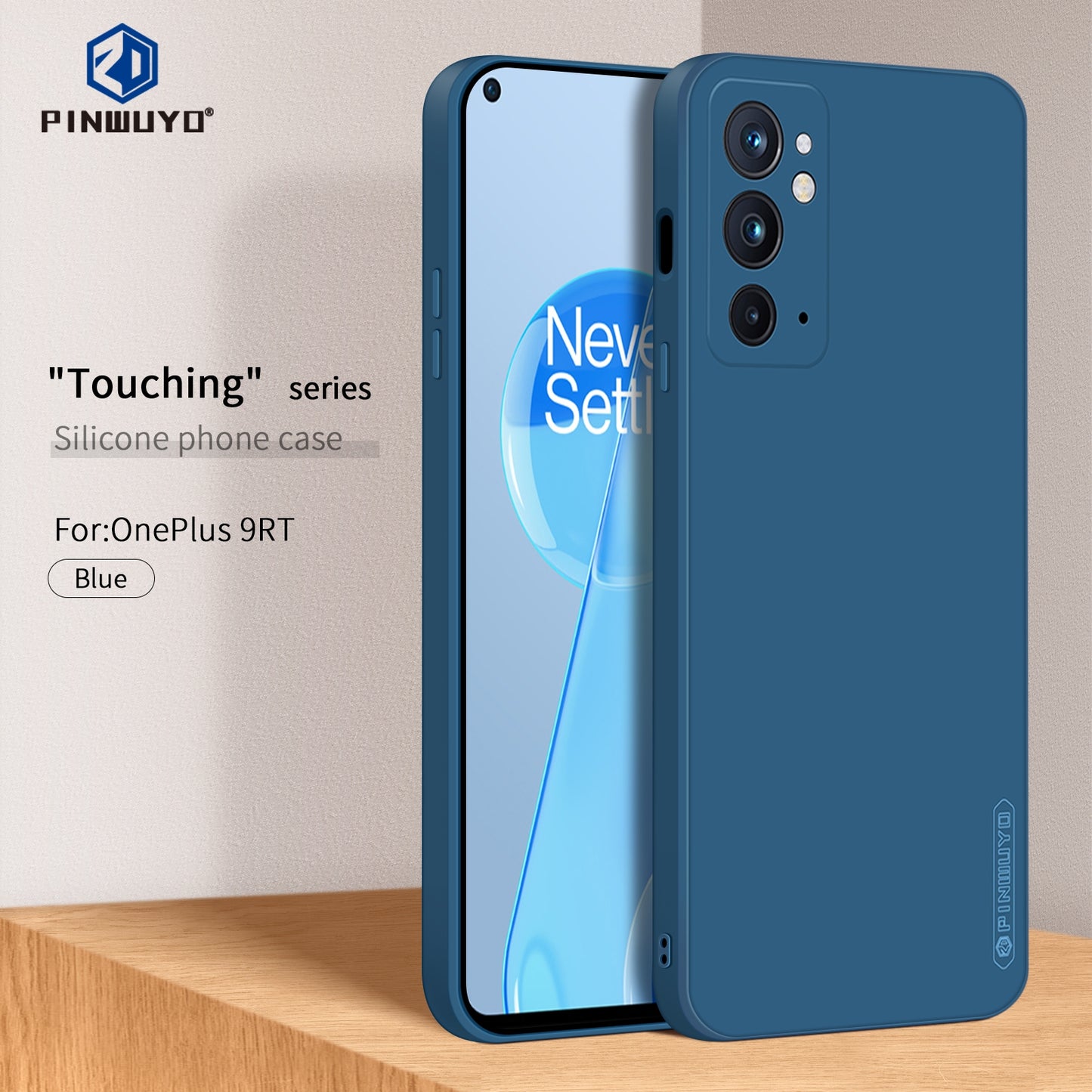 OnePlus 9RT 5G Phone Case - Liquid Silicone TPU Protective Cover with Anti-Scratch, Shockproof Design, Fingerprint Resistant & Soft Grip Feel