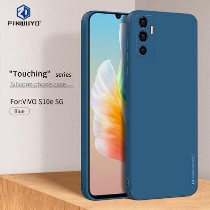 vivo S10e 5G Phone Case - Liquid Silicone TPU Protective Cover with Anti-Scratch, Shockproof Design, Fingerprint Resistant & Soft Grip Feel