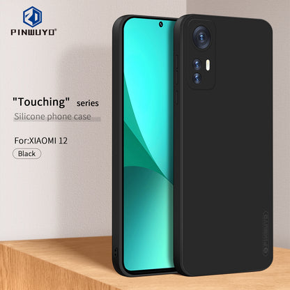 Xiaomi 12 Phone Case - Liquid Silicone TPU Protective Cover with Anti-Scratch, Shockproof Design, Fingerprint Resistant & Soft Grip Feel