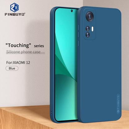 Xiaomi 12 Phone Case - Liquid Silicone TPU Protective Cover with Anti-Scratch, Shockproof Design, Fingerprint Resistant & Soft Grip Feel