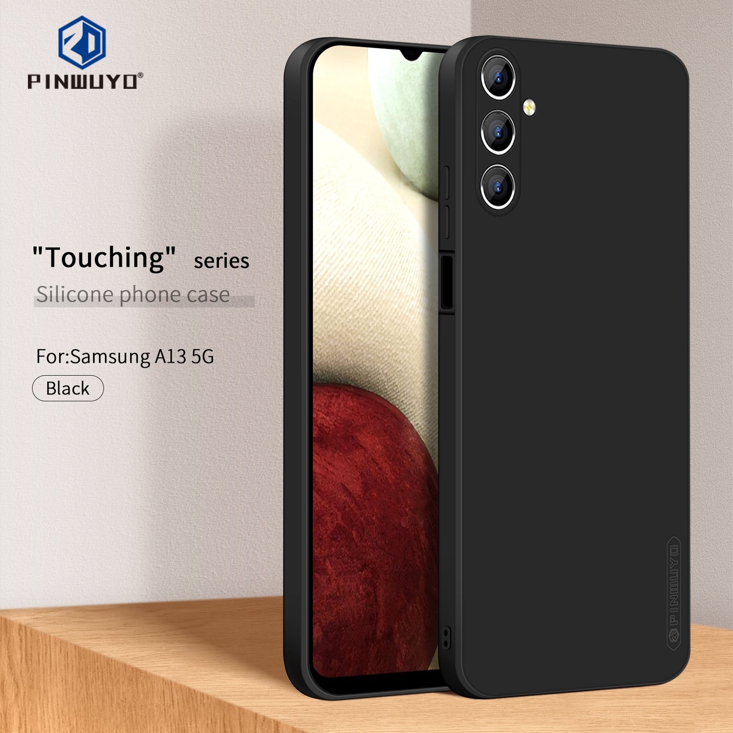 Samsung Galaxy A13 5G Phone Case - Liquid Silicone TPU Protective Cover with Anti-Scratch, Shockproof Design, Fingerprint Resistant & Soft Grip Feel