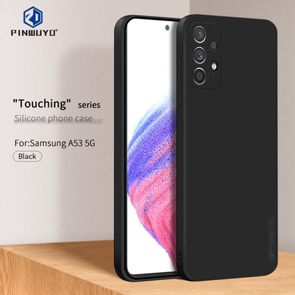 Samsung Galaxy A53 5G Phone Case - Liquid Silicone TPU Protective Cover with Anti-Scratch, Shockproof Design, Fingerprint Resistant & Soft Grip Feel