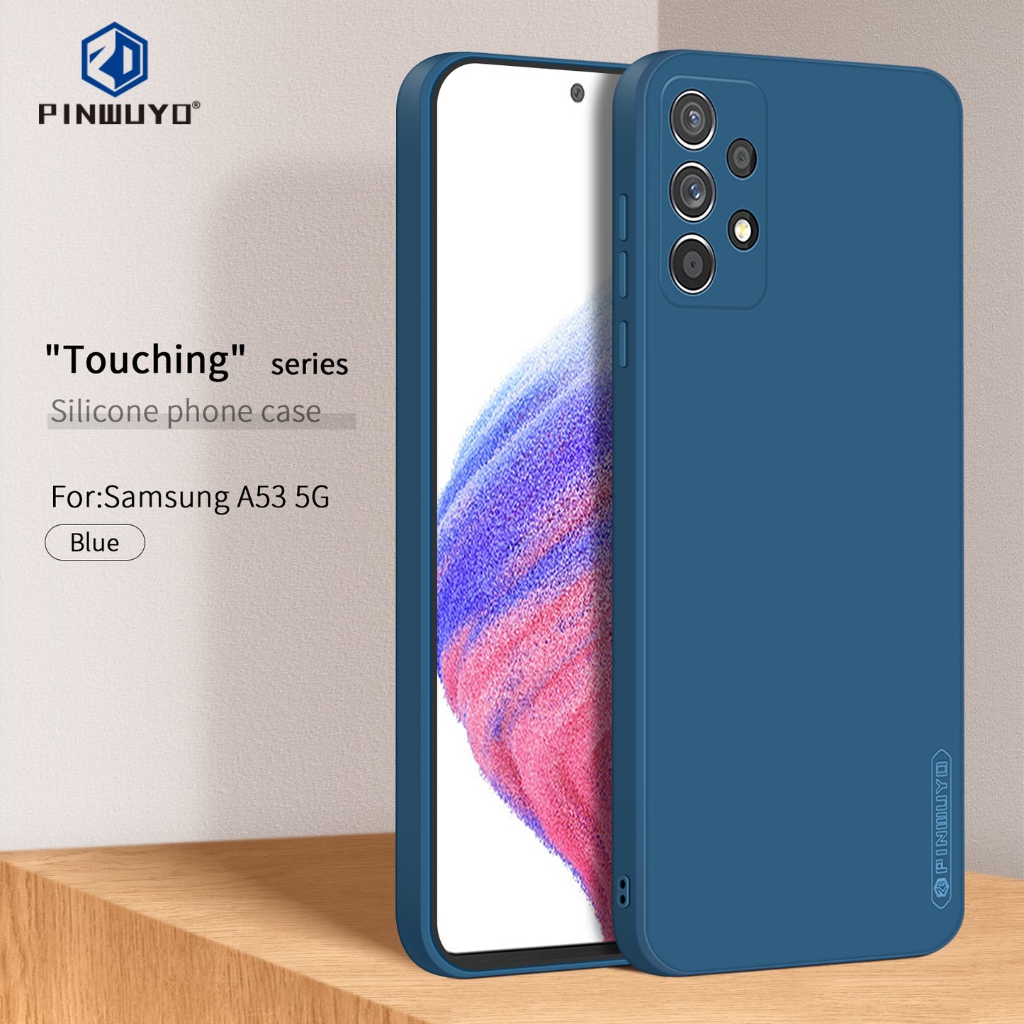 Samsung Galaxy A53 5G Phone Case - Liquid Silicone TPU Protective Cover with Anti-Scratch, Shockproof Design, Fingerprint Resistant & Soft Grip Feel