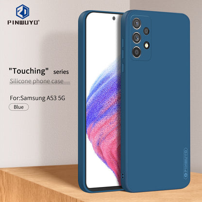 Samsung Galaxy A53 5G Phone Case - Liquid Silicone TPU Protective Cover with Anti-Scratch, Shockproof Design, Fingerprint Resistant & Soft Grip Feel