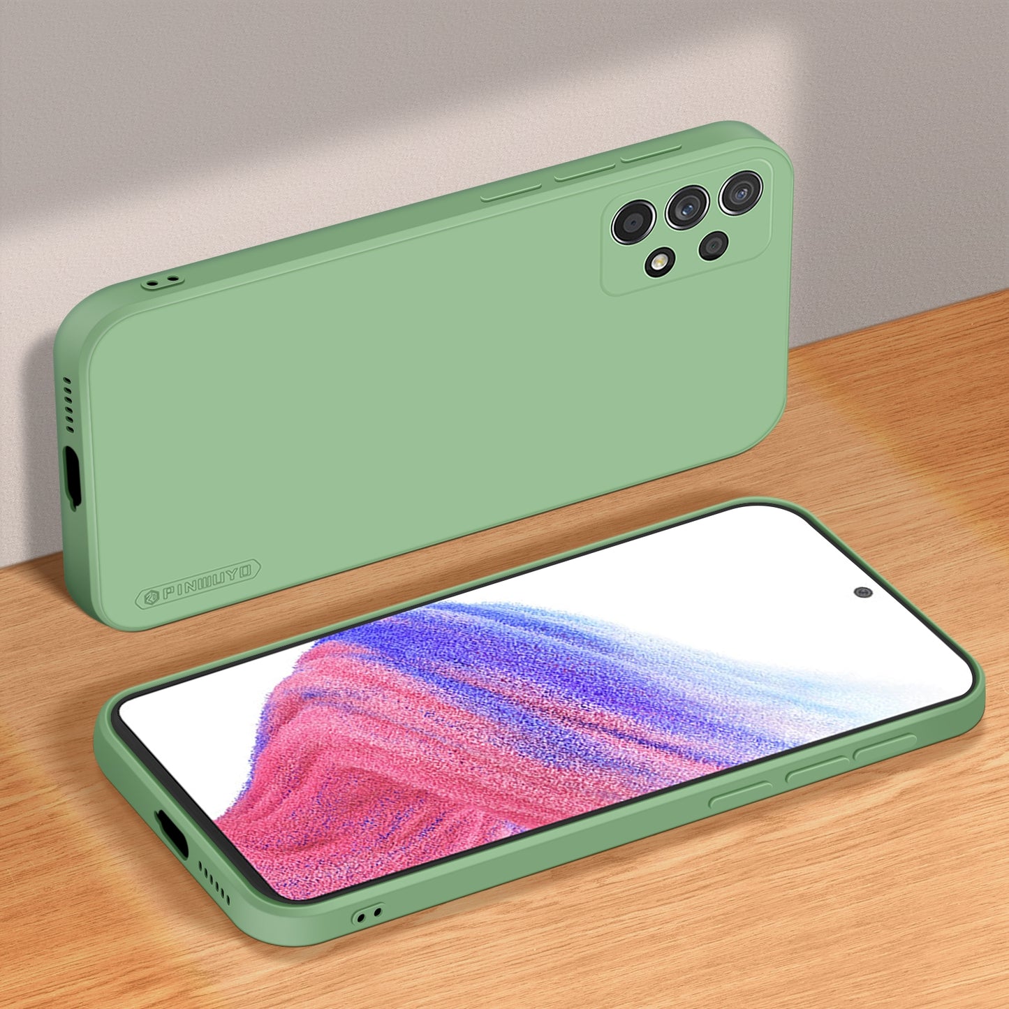 Samsung Galaxy A53 5G Phone Case - Liquid Silicone TPU Protective Cover with Anti-Scratch, Shockproof Design, Fingerprint Resistant & Soft Grip Feel