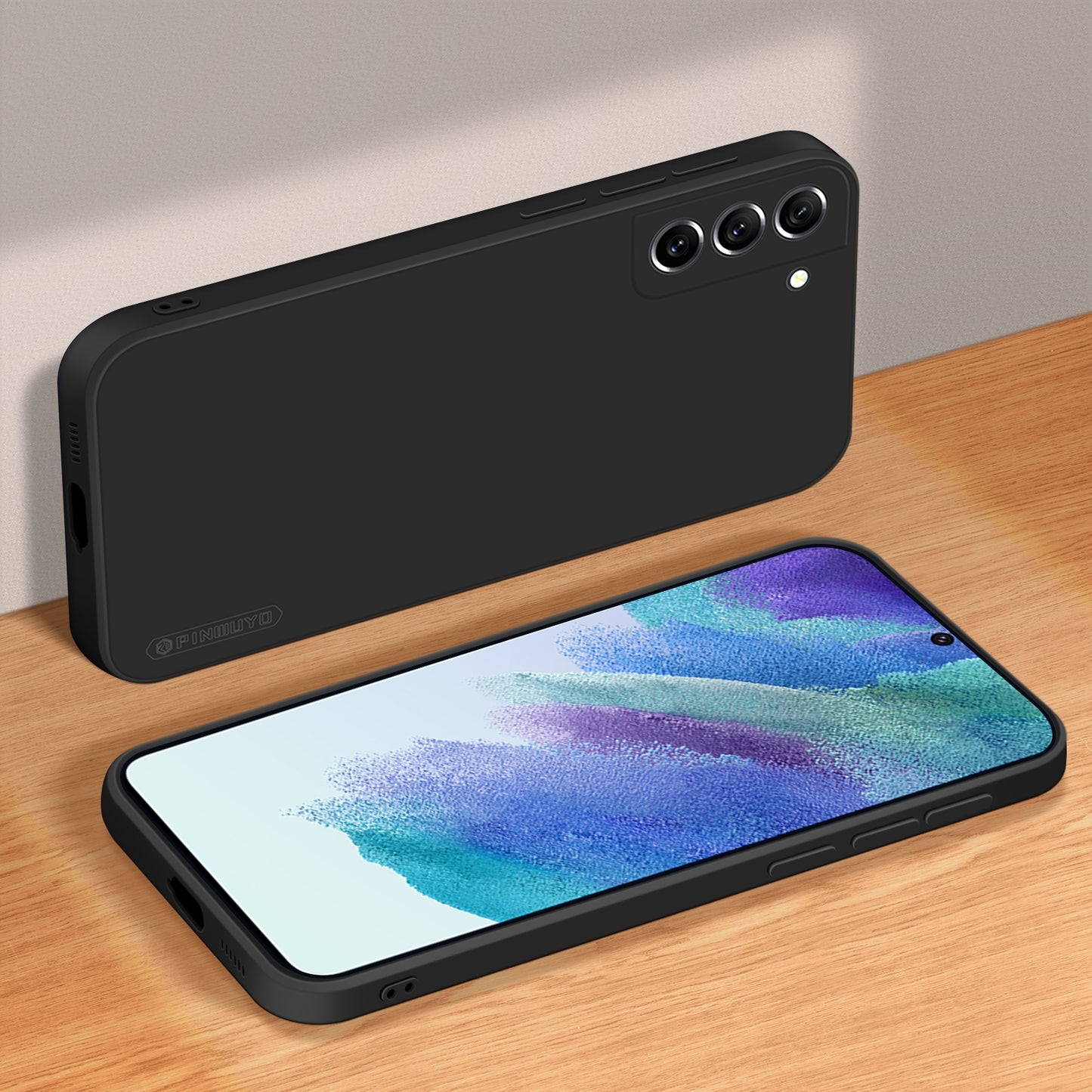 Samsung Galaxy S21 FE 5G Phone Case - Liquid Silicone TPU Protective Cover with Anti-Scratch, Shockproof Design, Fingerprint Resistant & Soft Grip Feel