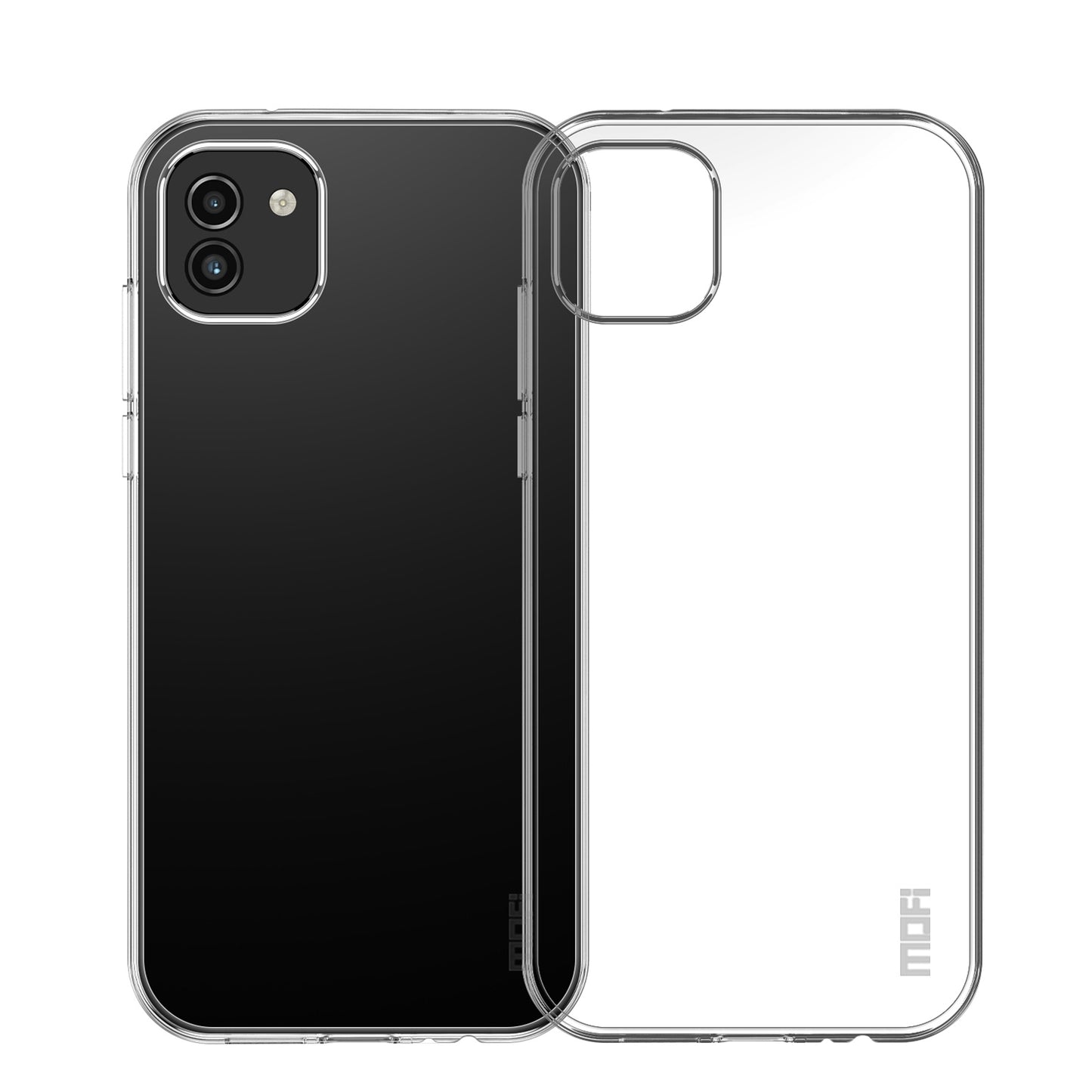 Samsung Galaxy A03 166mm Clear TPU Case - Ultra-Thin, Shockproof, Anti-Yellowing Transparent Soft Protective Cover with Precise Cutouts, Scratch Resistance & Lightweight Design