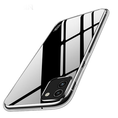 Samsung Galaxy A03 166mm Clear TPU Case - Ultra-Thin, Shockproof, Anti-Yellowing Transparent Soft Protective Cover with Precise Cutouts, Scratch Resistance & Lightweight Design