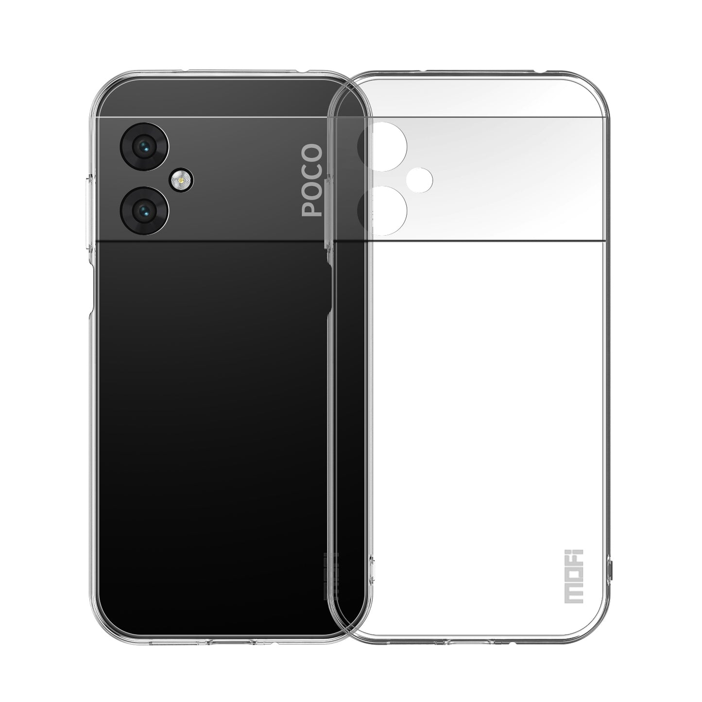 Xiaomi Poco M4 5G Clear TPU Case - Ultra-Thin, Shockproof, Anti-Yellowing Transparent Soft Protective Cover with Precise Cutouts, Scratch Resistance & Lightweight Design