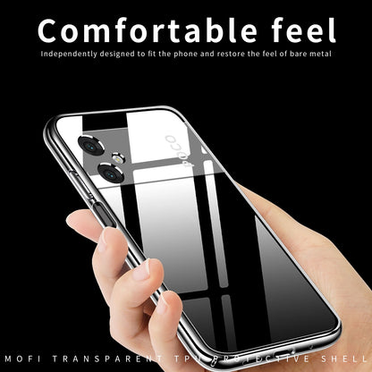 Xiaomi Poco M4 5G Clear TPU Case - Ultra-Thin, Shockproof, Anti-Yellowing Transparent Soft Protective Cover with Precise Cutouts, Scratch Resistance & Lightweight Design