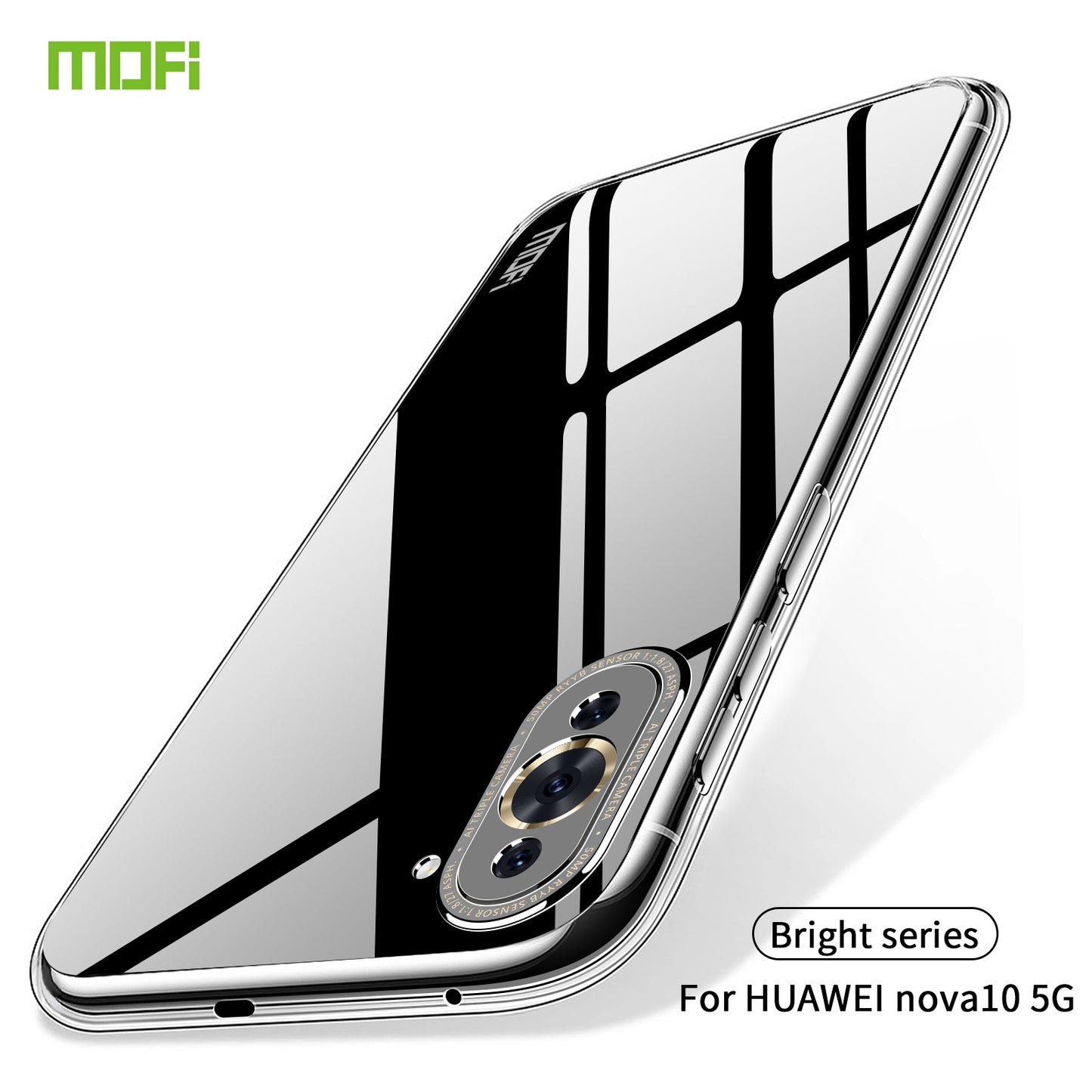 Huawei Nova 10 5G Clear TPU Case - Ultra-Thin, Shockproof, Anti-Yellowing Transparent Soft Protective Cover with Precise Cutouts, Scratch Resistance & Lightweight Design