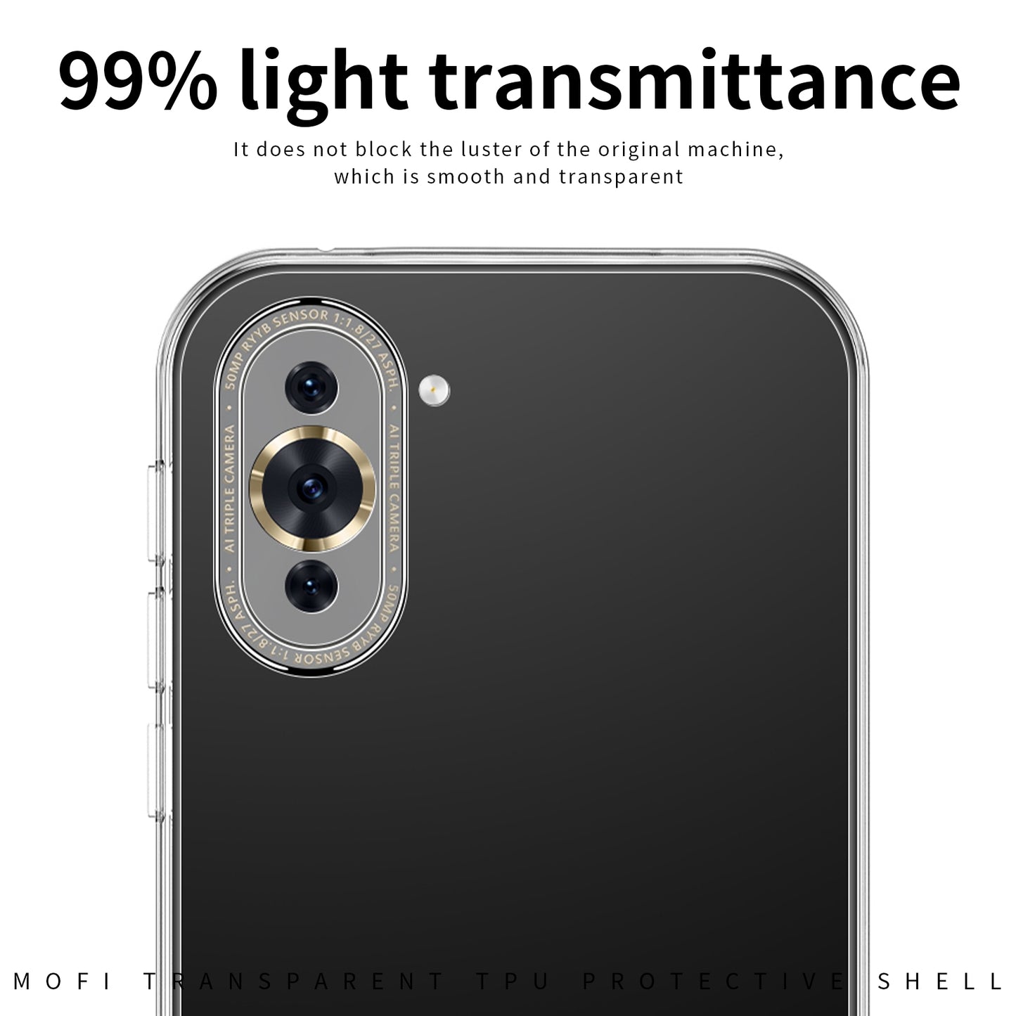 Huawei Nova 10 Pro Clear TPU Case - Ultra-Thin, Shockproof, Anti-Yellowing Transparent Soft Protective Cover with Precise Cutouts, Scratch Resistance & Lightweight Design
