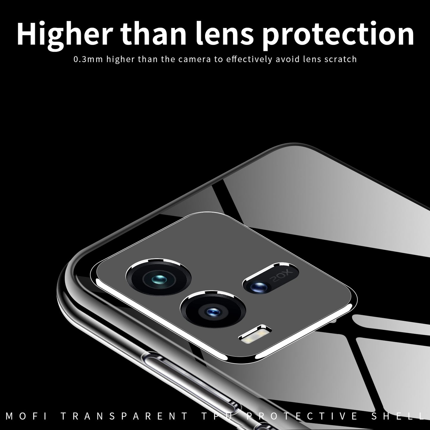 vivo iQOO 10 Clear TPU Case - Ultra-Thin, Shockproof, Anti-Yellowing Transparent Soft Protective Cover with Precise Cutouts, Scratch Resistance & Lightweight Design