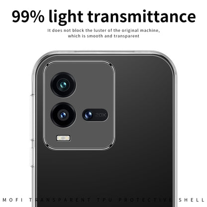 vivo iQOO 10 Clear TPU Case - Ultra-Thin, Shockproof, Anti-Yellowing Transparent Soft Protective Cover with Precise Cutouts, Scratch Resistance & Lightweight Design