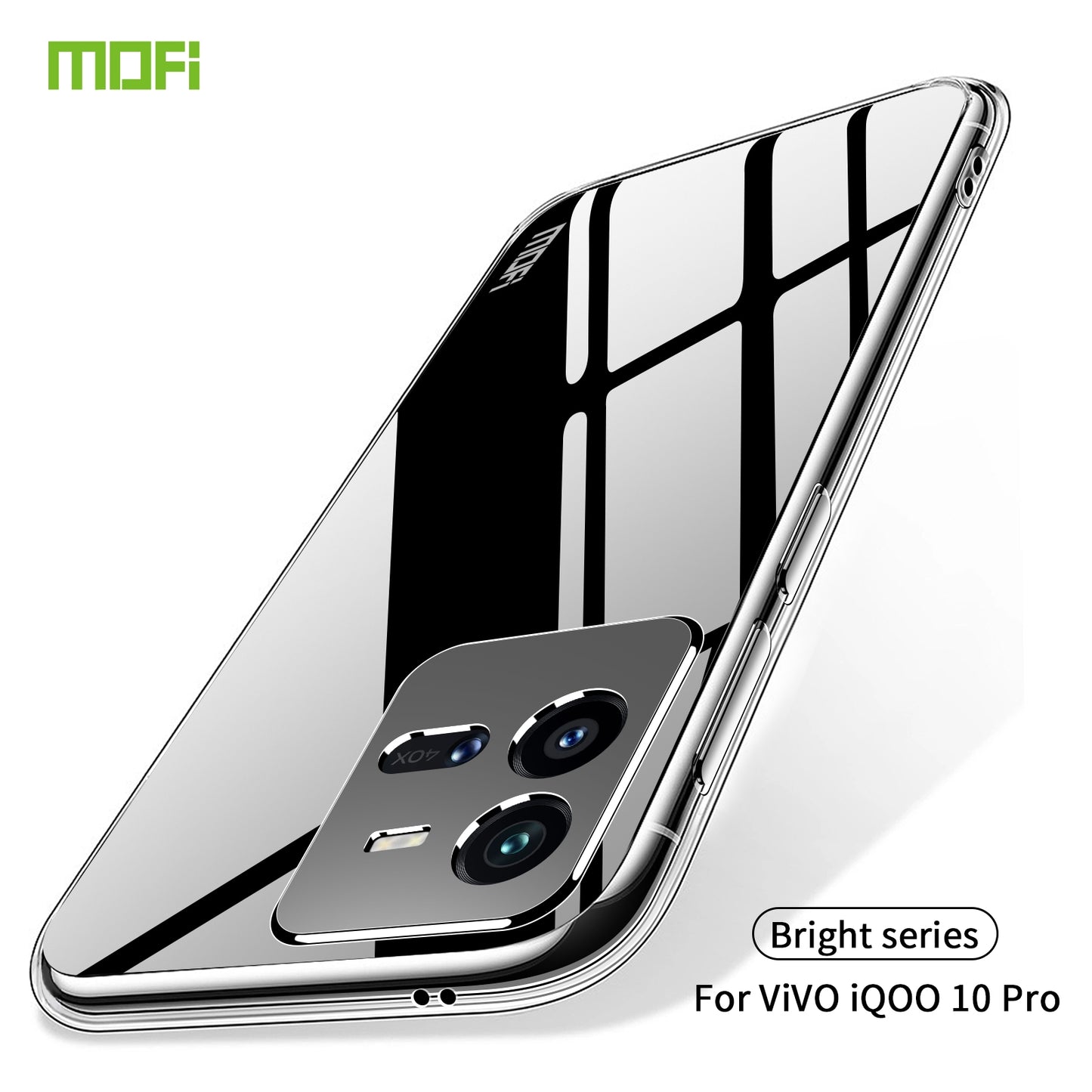 vivo iQOO 10 Pro Clear TPU Case - Ultra-Thin, Shockproof, Anti-Yellowing Transparent Soft Protective Cover with Precise Cutouts, Scratch Resistance & Lightweight Design