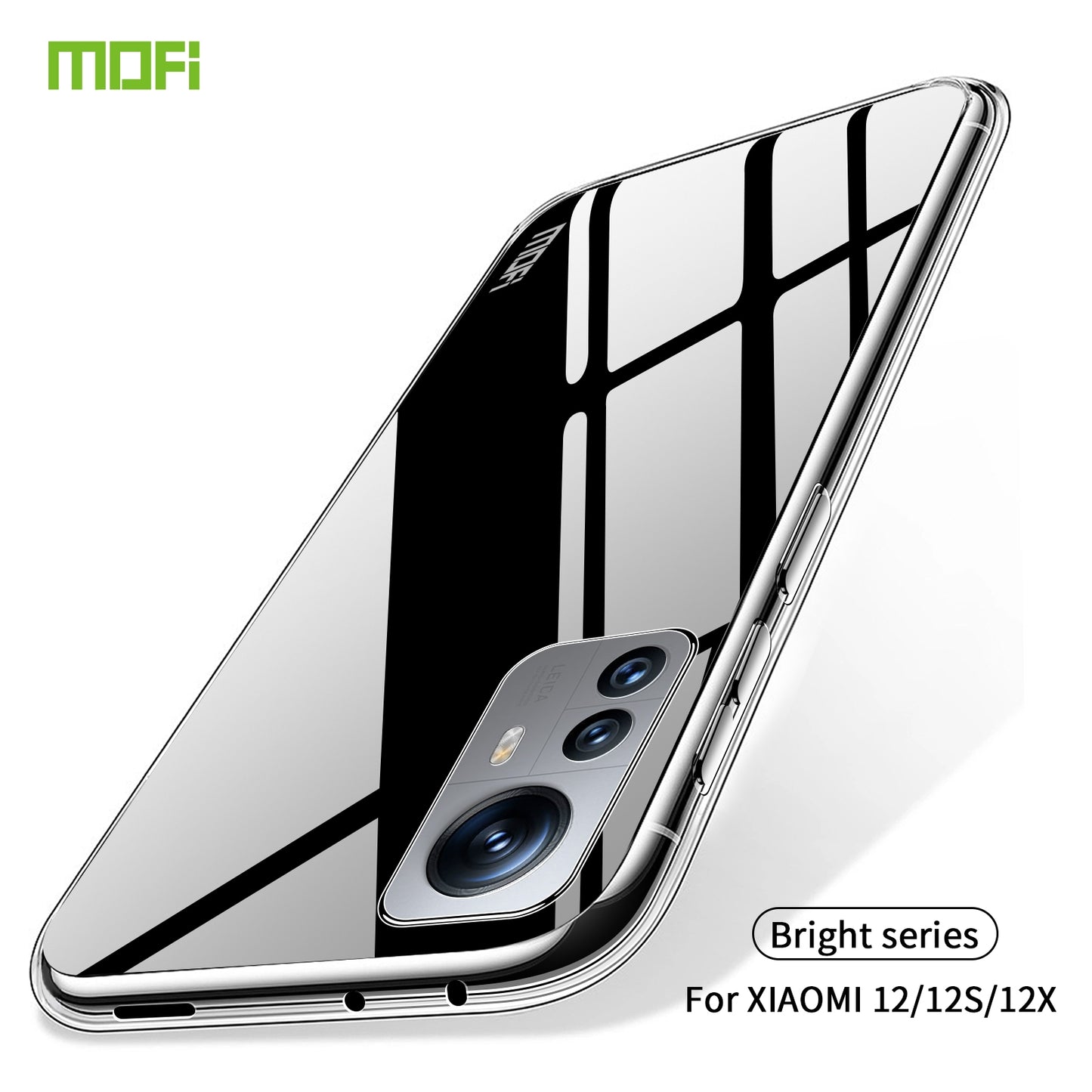 Xiaomi 12/12S/12X Clear TPU Case - Ultra-Thin, Shockproof, Anti-Yellowing Transparent Soft Protective Cover with Precise Cutouts, Scratch Resistance & Lightweight Design