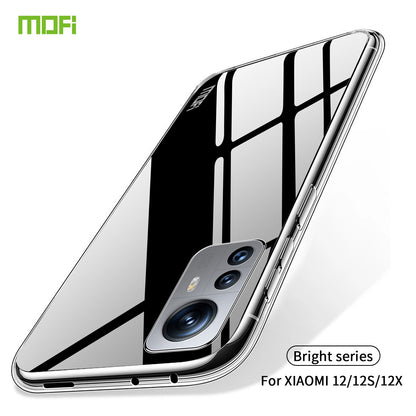 Xiaomi 12/12S/12X Clear TPU Case - Ultra-Thin, Shockproof, Anti-Yellowing Transparent Soft Protective Cover with Precise Cutouts, Scratch Resistance & Lightweight Design
