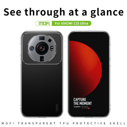 Xiaomi 12S Ultra Clear TPU Case - Ultra-Thin, Shockproof, Anti-Yellowing Transparent Soft Protective Cover with Precise Cutouts, Scratch Resistance & Lightweight Design