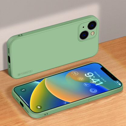 iPhone 14 Plus Phone Case - Liquid Silicone TPU Protective Cover with Anti-Scratch, Shockproof Design, Fingerprint Resistant & Soft Grip Feel