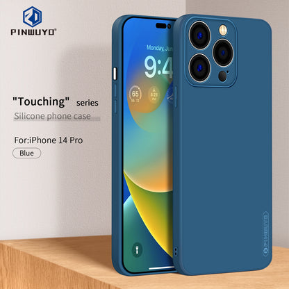 iPhone 14 Pro Phone Case - Liquid Silicone TPU Protective Cover with Anti-Scratch, Shockproof Design, Fingerprint Resistant & Soft Grip Feel