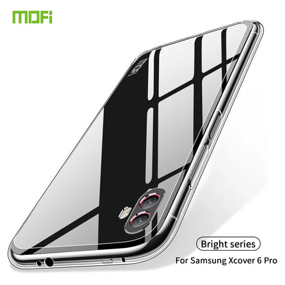 Samsung Galaxy Xcover6 Pro Clear TPU Case - Ultra-Thin, Shockproof, Anti-Yellowing Transparent Soft Protective Cover with Precise Cutouts, Scratch Resistance & Lightweight Design